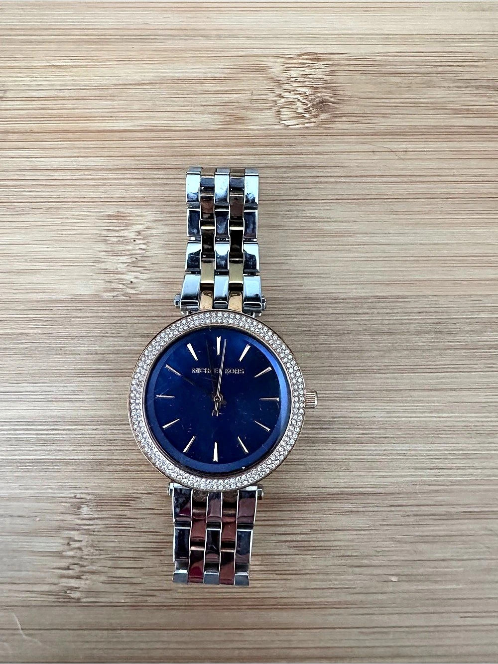 Michael Kors Darci Blue Dial Two-Tone Stainless Steel Watch MK3651 Darci MK3651